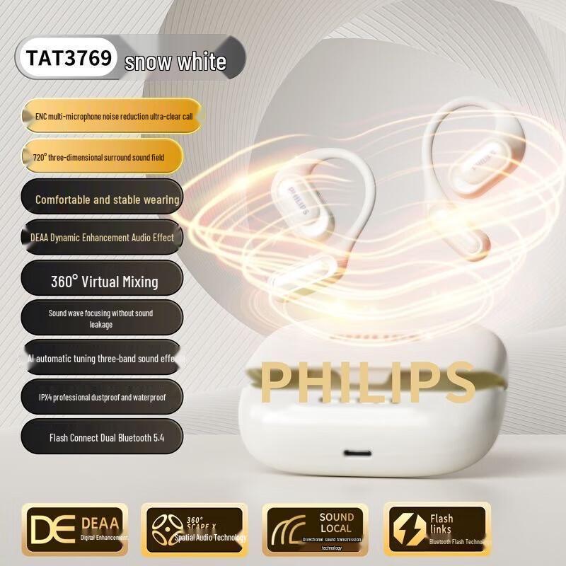 Philips TAT3769 True Wireless Open-Ear Sport Earphones