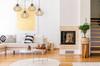 Hanging Lamp, Ceiling Chandelier, Wooden, Led Lampshade