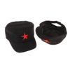 Solid Colors Men Women Army Cap Cadet Military Patrol Hat Golf Driving Red Star Pentagram Casual Hat