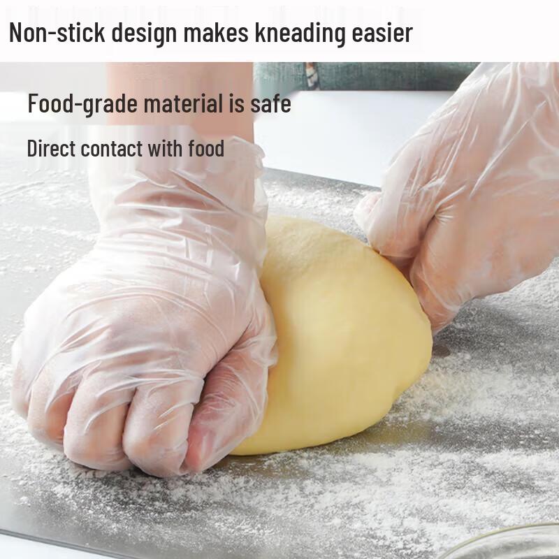 SUNWRAP Food Grade Disposable PVC Gloves (100 Count)