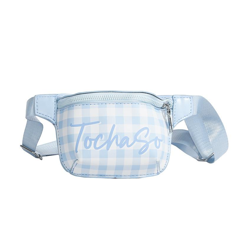 

Letter Pattern Girls And Boys Pu Shoulder Bag With Expandable Storage For Kids