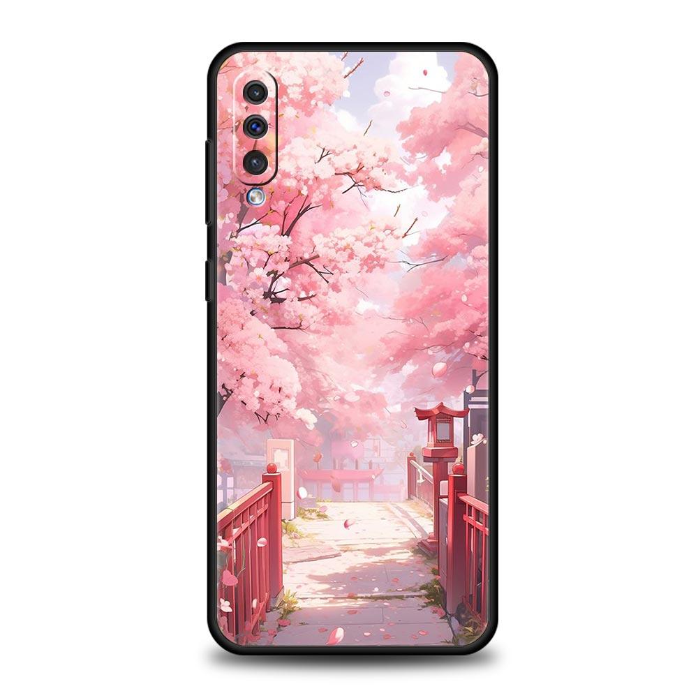 Frühlingskirschblüten Handyhülle Für Samsung Galaxy A56 A36 A26 A34 A17 A16 A06 A14 A12 A54 A72 A24 A22 A52 A50 A40 A32 Cover