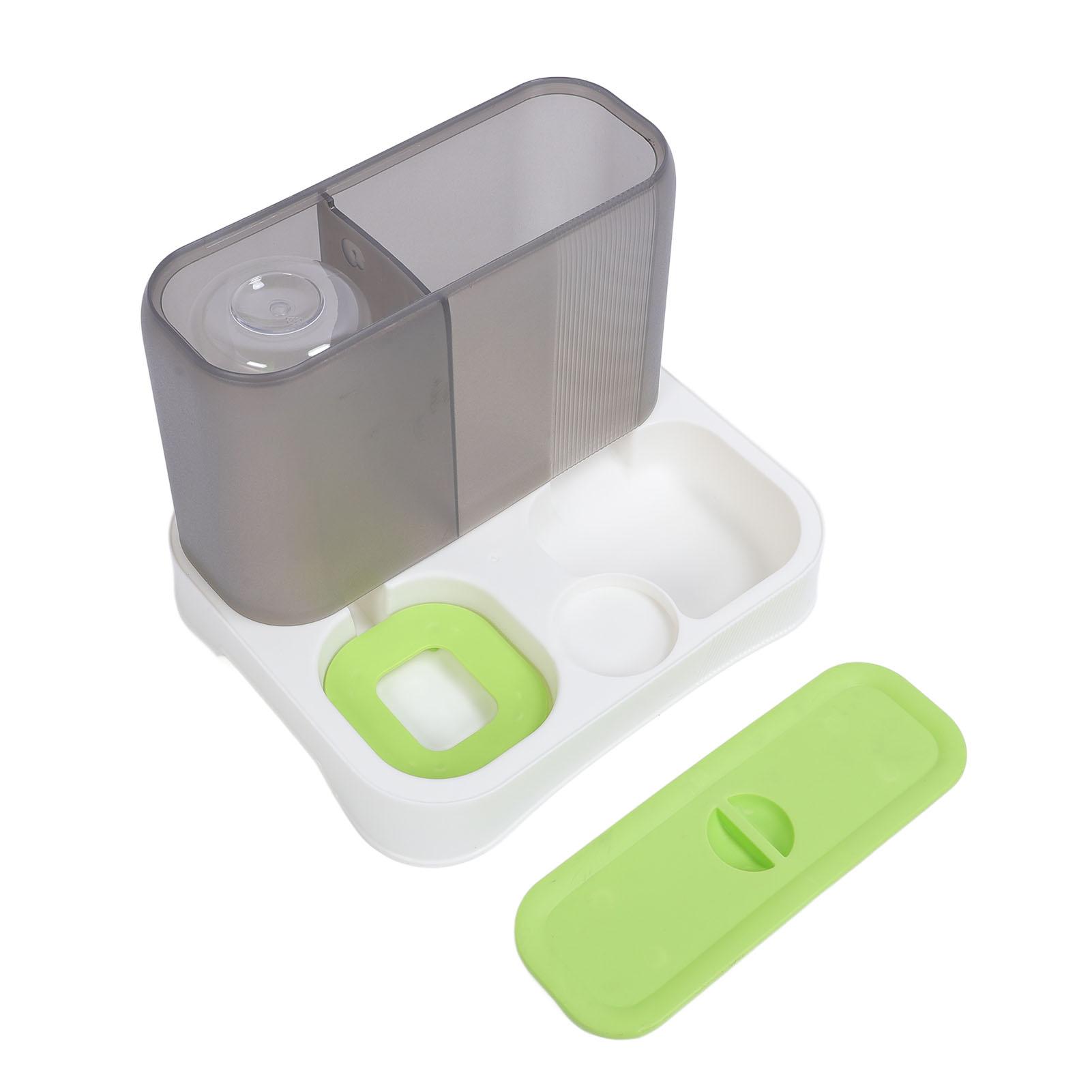 

Automatic Pet Feeder Water Dispenser 3 in 1 Multifunction Large Capacity Cat Food Feeder Waterer Self Feeder Pet Bowl L