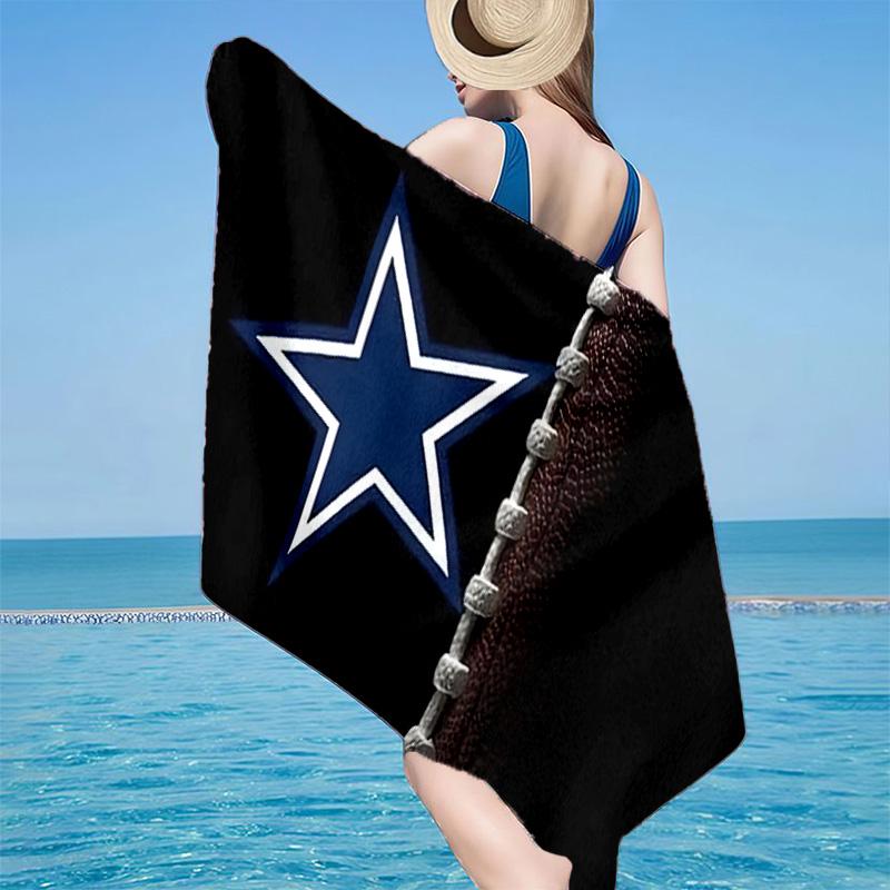 Dallas Cowboys  Microfiber Beach Towel, Lightweight And Quick-Dry, for Summer Travel, Beach Essential, Swimming Pool