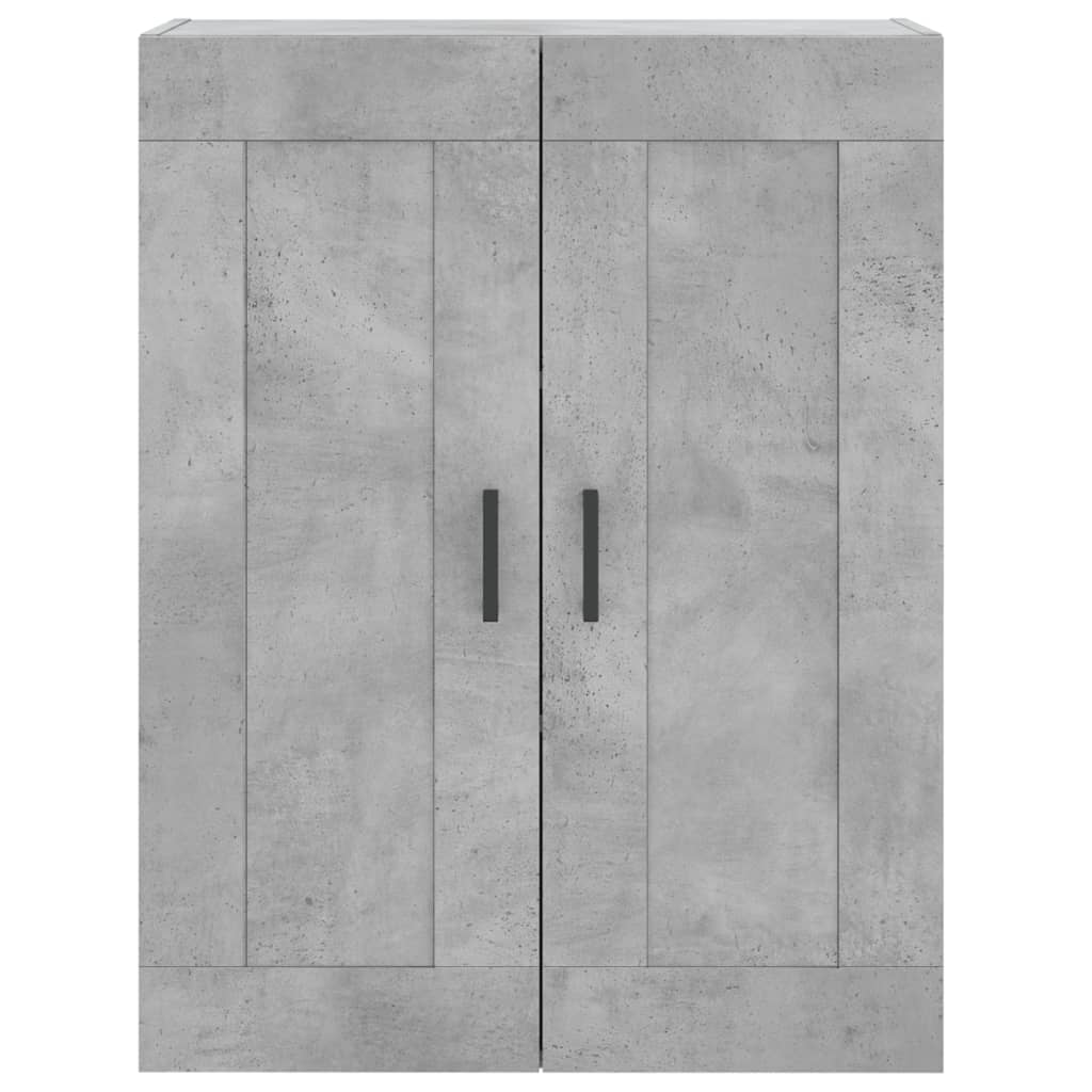 Highboard Concrete Grey 69.5 x 34 x 180 cm Engineered Wood