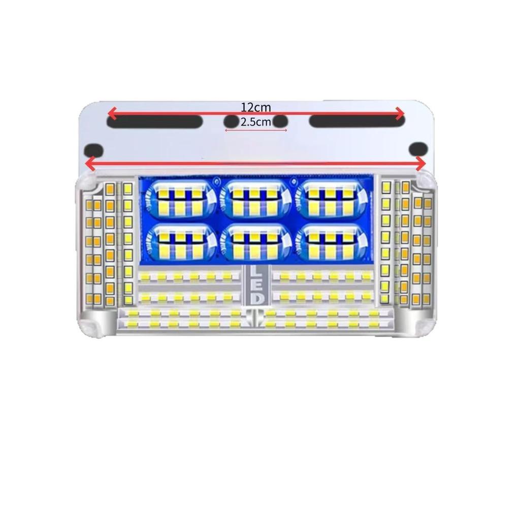 24V LED Truck Side Lights: 13 Row Waterproof Yellow Turn Signal, Super Bright Lamp Beads