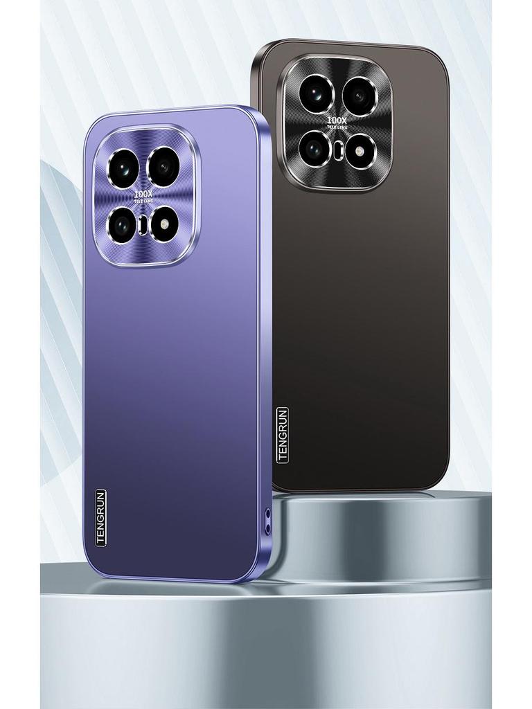 iQOO 15 Metal Frosted Anti-Drop Protective Silicone Case