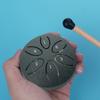 Steel Tongue Drum for Kids 3 Inches 6 Notes Mini Rain Drums Outside Rain Music Maker with Mallets And Music Book for Garden Camping Meditation Yoga