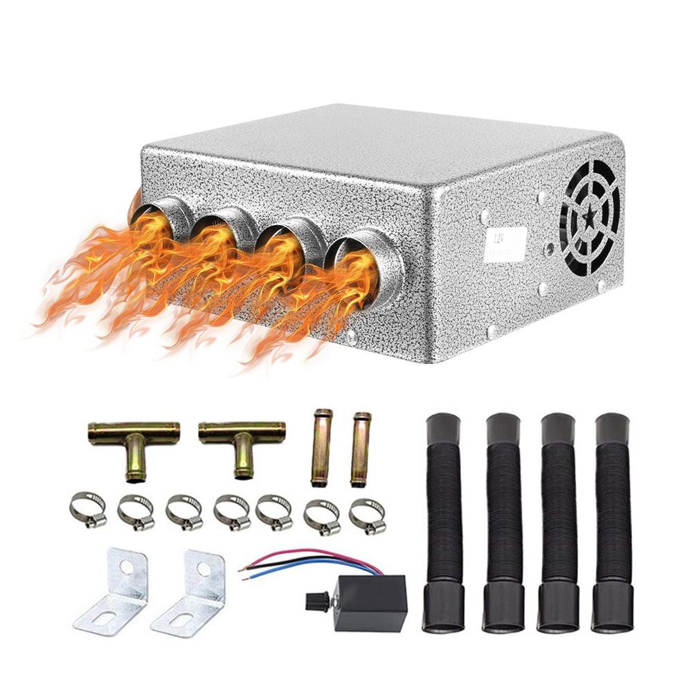 Car Auxiliary Heater Underdash Compact Auxiliary Heater With Ventilation Hose, Fixing Clamps, Fixing Bracket ,Connectors