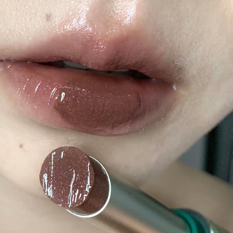 Punk Jelly Lipstick Mirror Lipgloss Chocolate Brown Moisturizing Smoky Lipsticks Non-stick Cup Not Easy To Fade Lip Tint Makeup
