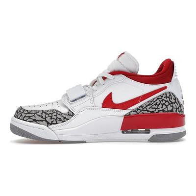 Air Jordan Legacy 312 Low Weiß Gym Rot Damen Sneaker Zementgrau Schwarz FQ7827-106