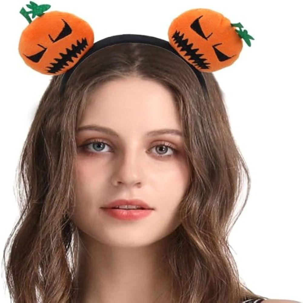 Lightweight Ghost Hair Clip Cartoon Pumpkin Cartoon Hairband  For Halloween