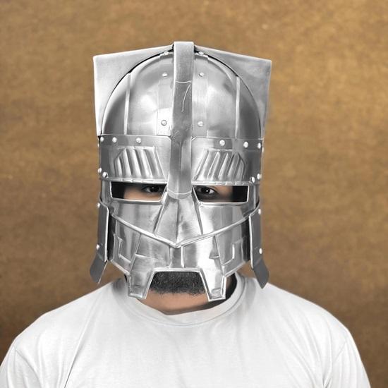 Moria Dwarven Warrior Helmet LOTR-Inspired Medieval Armor for LARP, Cosplay, Knight Costumes, and Collectible
