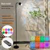 High-End Double-Head Sunset Floor Lamp: Water Ripple Iron Design for Living Room Atmosphere