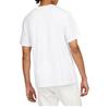 Nike T Shirts Men's White Crew Neck Moderate Straight Fit DX1986-100