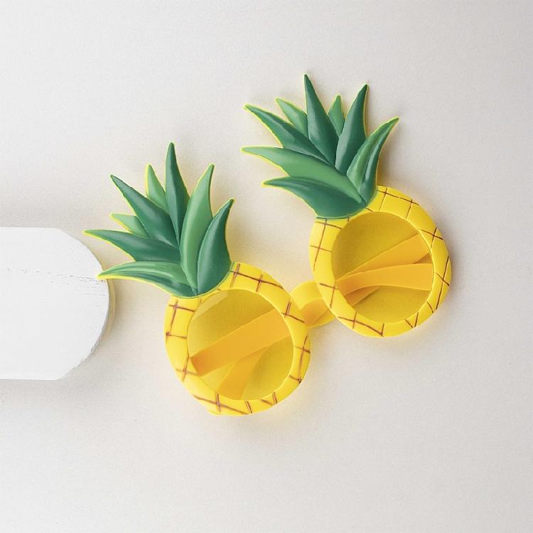 Pineapple Fruit Glasses Fruit Shape Eyeglasses Fiesta Tropical Pineapple Sunglasses,Hawaiian Luaus Party Eyeglasses