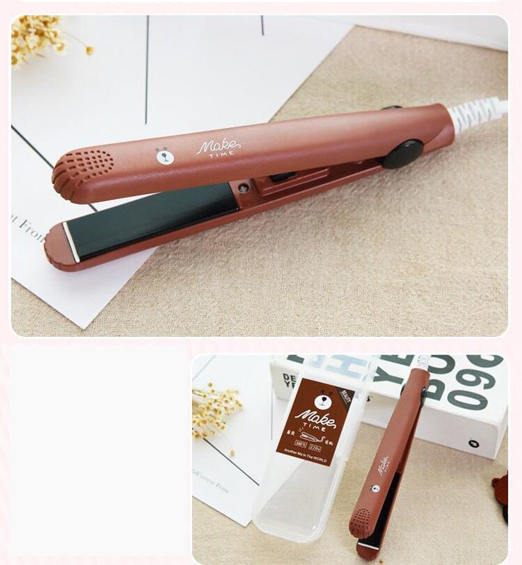 2023 Popular Curling Iron Ceramic Straightening Styling Tools Curler Flat Iron Mini Hair Straightener