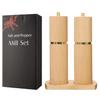 Manual Wooden Pepper Grinder Adjustable Coarseness Spice Sea Salt Mill Utensils