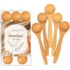 5.2 Inch Bamboo Spoons, Small Wooden Spoons for Condiments, Spices, Sugar, Salt, Jam, Coffee, Hrbs and Honey, Tiny Wood Teaspoons for Serving Kitchen