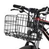 Metall-Vorderlenker-Fahrradkorb Fahrradrahmenkorb mit abnehmbarer Innentasche Faltbarer Hinterrad-Fahrradkorb Einfach zu bedienen