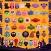 Halloween Gruppenteigknetmusik, Entspannende Fingerfreigabe-Spielzeuge, Geist Fledermaus Kürbis Quetsch- und Druckentlastungs-Artefakt