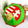 Hungary National Football Team  pattern, automatic folding umbrella, portable and foldable design, 8 ribs, a Christmas or birthday gift.