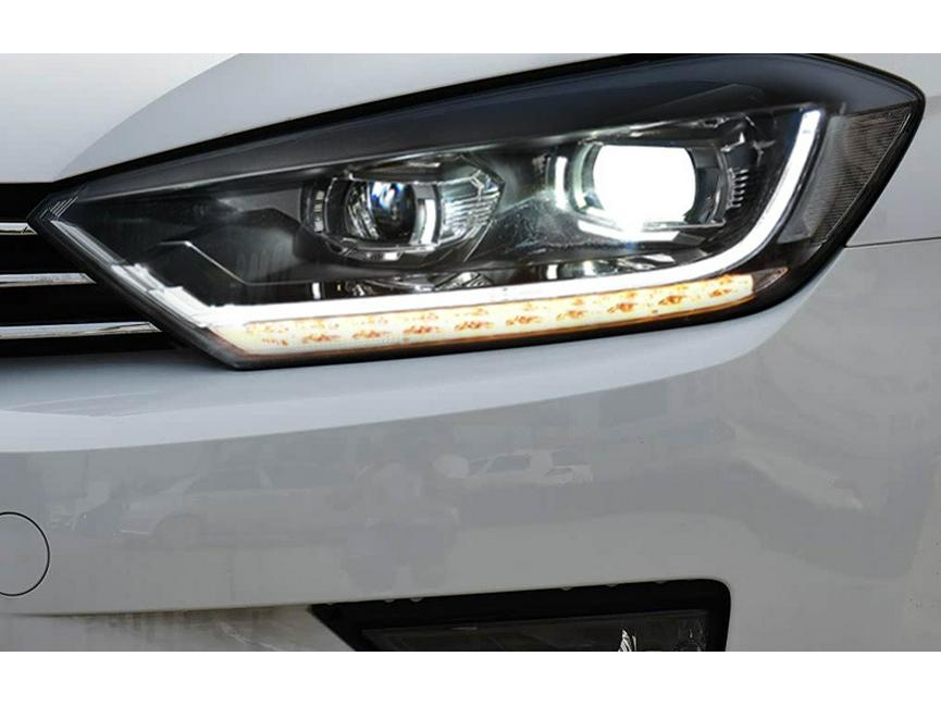 LED Retrofit Kit: Headlights, Daytime Running Lights & Sequential Turn Signals for 2016-2018 VW Golf Sportsvan.