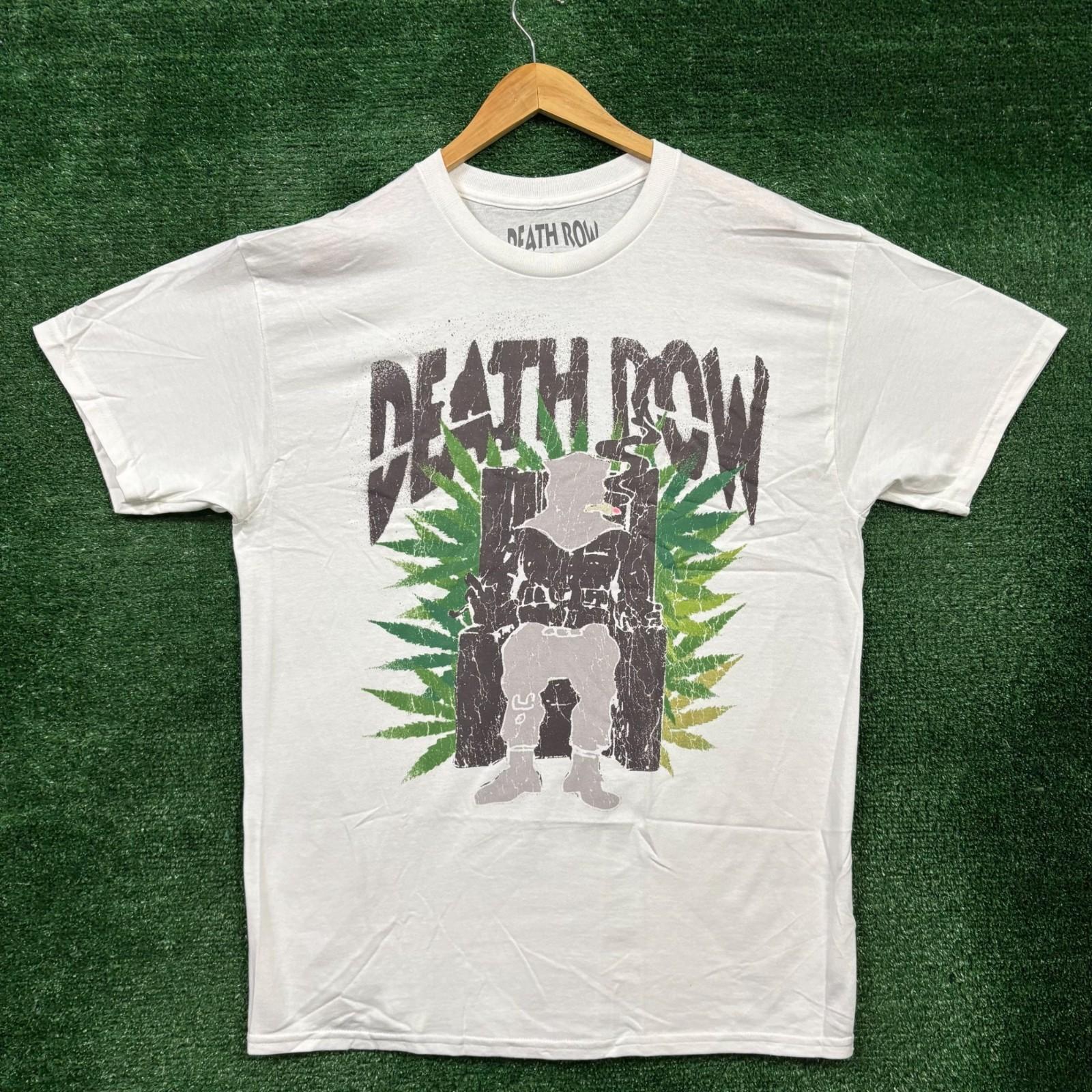 Death Row Records Electrical Chair Logo Hip-Hop T-Shirt Size Large M