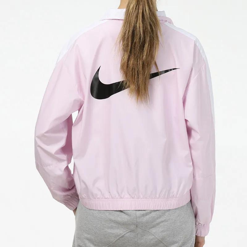 Nike Jackets Women's Pink Stand Collar Moderate Other (Unisex) Jackets CZ8801 695