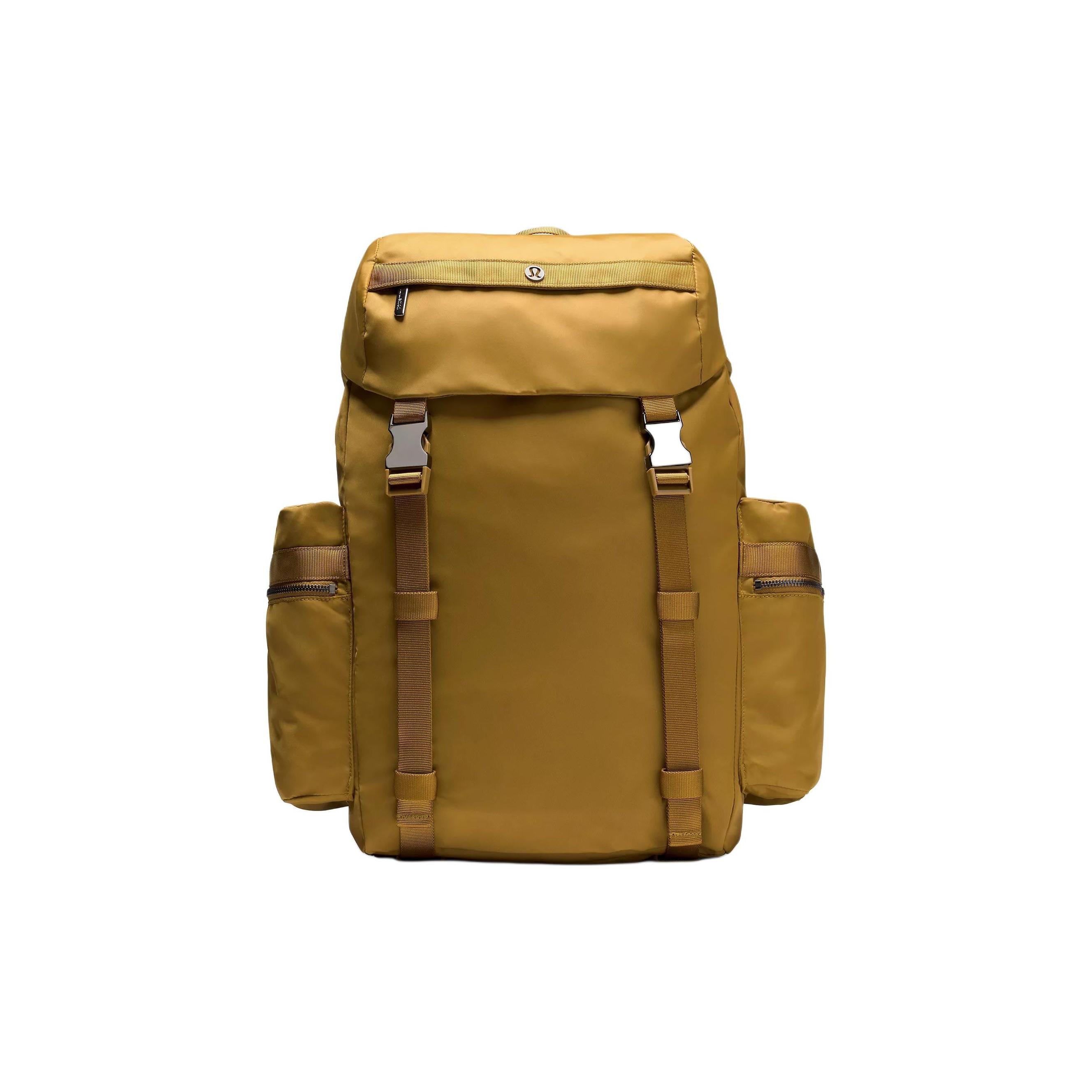Lululemon Wunderlust 25L Sports Leisure Nylon Backpack Unisex Backpacks Brown LU9AS8S-071194 Tan