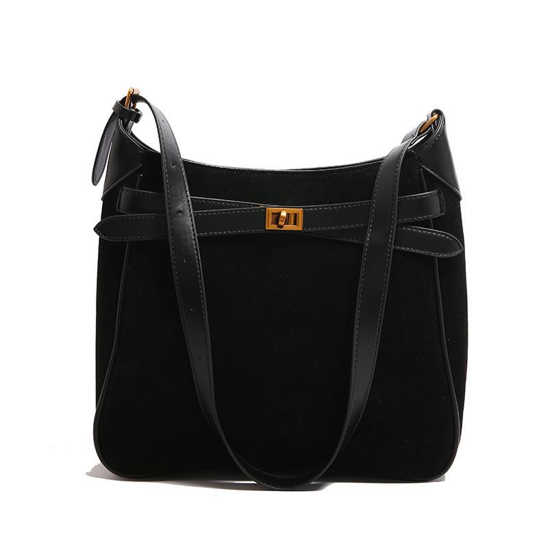 Ielgy Large-Capacity Bag Leopard Print One-Shoulder Niche Design Commuter Casual All-Match Large @-
