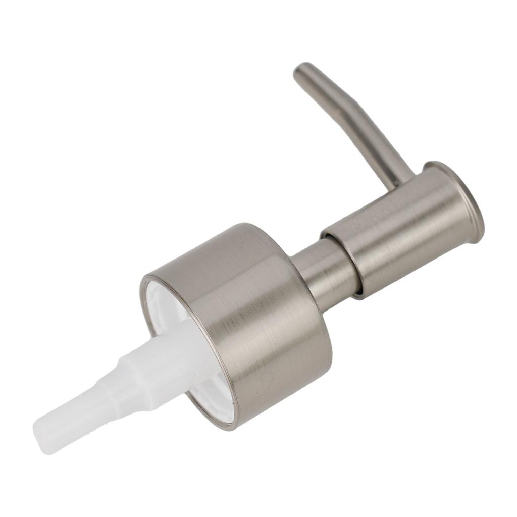 Bathroom Spray Tube Pump Head 28 Teeth Head Shower Plastic Lotion Silver 28 Thread ABS Plastic Bath Dispensers