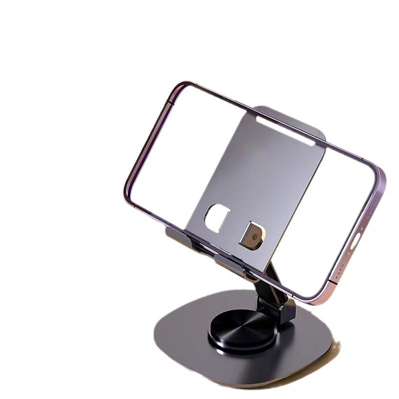 Foldable Rotating Metal Phone & Tablet Stand with Custom Logo