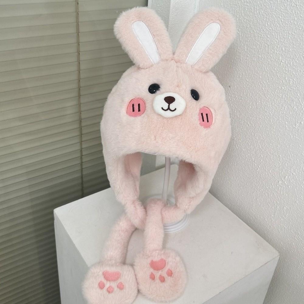 Coldproof Capybara Hooded Scarf Lamb Cartoon Beanie Caps Children's Pullover Cap  Autumn and Winter