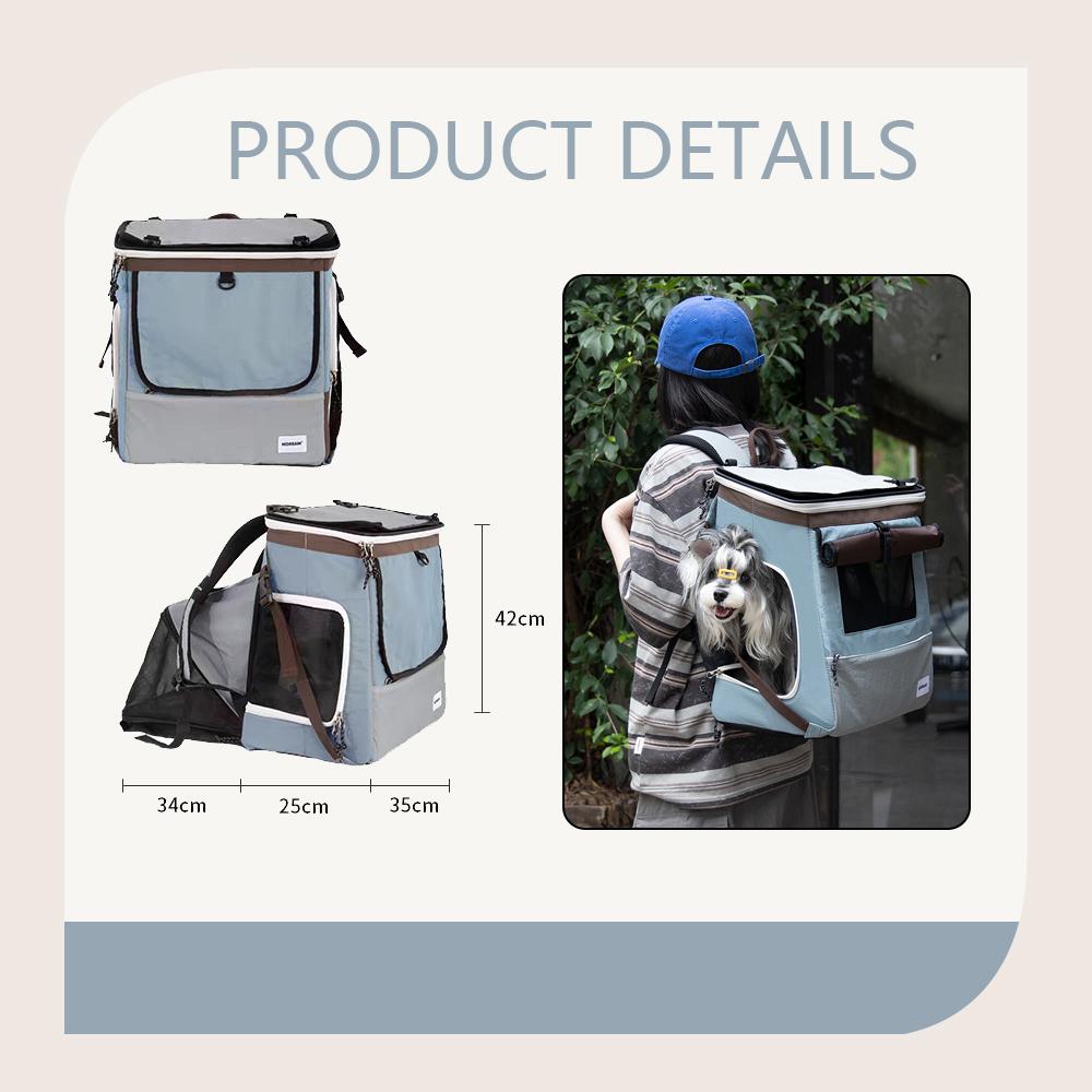 Portable Cat Bag For Outdoor Use Pet Bag Pet Tote Backpack Expandable Tent Large Capacity Cat Outgoing Travel Bag Carrier Bag