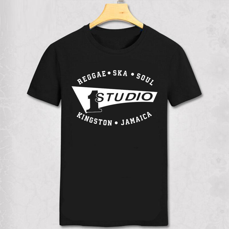 

Студия 1 Футболка Студия 1 Ska Мужская футболка Футболка Ska Rocksteady Reggae Ямайка Bub Dj Футболка Музыкальная вечеринка Одежда