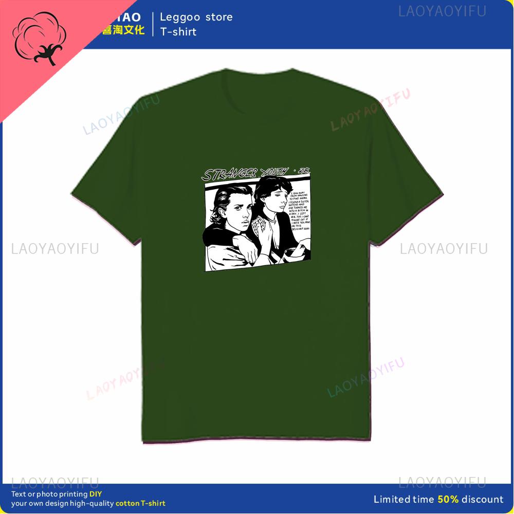 The Unique Sonic Youth Retro Rock Tshirt Is a Fashionable and Trendy Streetwear for Casual Shortsleeved Cotton Men and Women