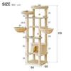 Mwpo Cat Tower for Multiple Cat Cat Large Scratching Lack of Huge Cat 866A Cats, Tower, Supplies, Stationary, Cat, Post, Toy, House, Stylish, Indoor,