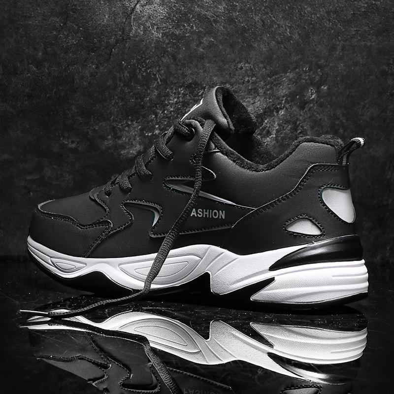 Мужские зимние ботинки Мужские зимние ботинки Зимние теплые кожаные водонепроницаемые — фото 5