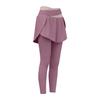 Color Matching Anti-light Fake Two-piece Yoga Pants High Waist Belly Pocket Pants Sports Fitness Pants