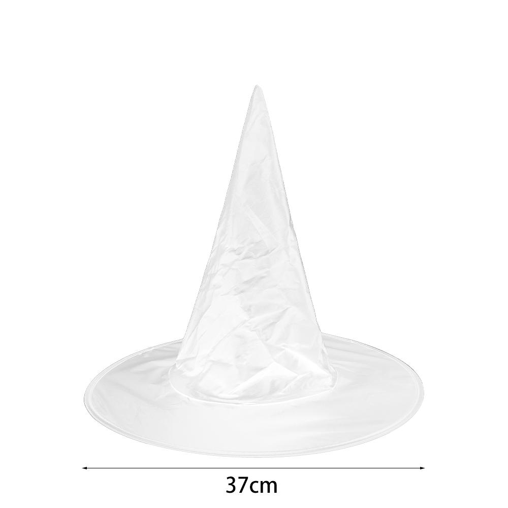 10/1Pcs Halloween Witch Hat Halloween Ball Party Wizard Hat Hanging Caps Decoration Cosplay Costume Accessory Black and White