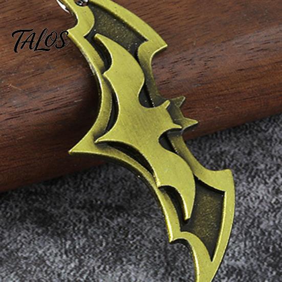 Zinc Alloy Key Holder Bat Dart Keychain, Car Ring for Keychain Men, Handbags Backpacks Charm Decorative Accessory Halloween Lightweight Bag Charms