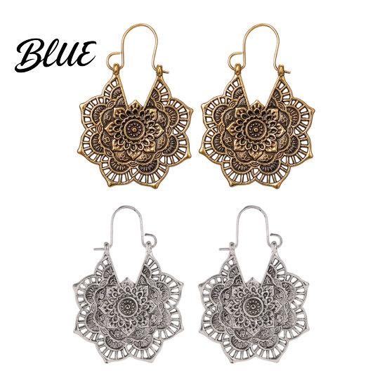 Everyday Wear Earrings 1 Pair Vintage Bronze for Women Multi-Layer