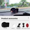 Car HUD OBD+GPS Gauge 6 Alarm Functions Accelerated Test Brake Test Universal
