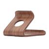 Wooden Phone Stand Waterproof Ergonomic Integrated Wood Tablet Holder with TPU Non Slip Pad Light