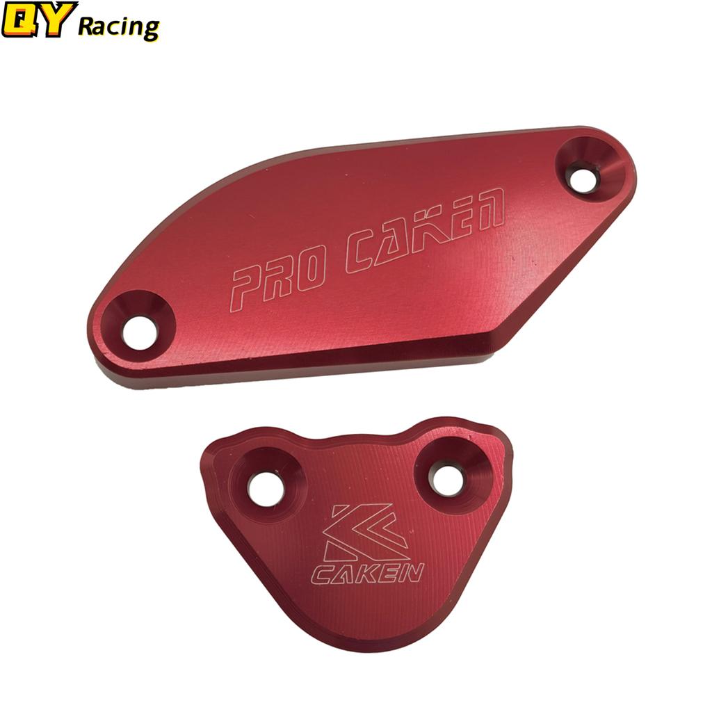 Motorcycle CNC Front Brake And Clutch Fluid Reservoir Cover Cap For Kayo 250cc T2 T4 K4 T6 K6 BSE BOSUER MX6 Motocross Dirt