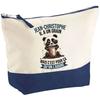 Trousse De Maquillage - PLANETEE - Jean-Christophe Panda Grain - Grand Format - Coton - Impression HD, Fabriquée En France