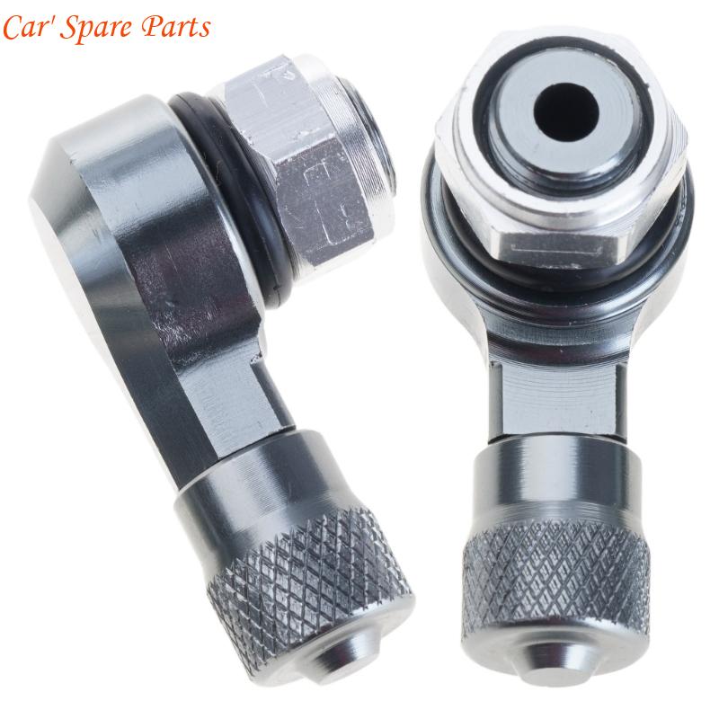 Y4UA Replacement Tire Valves Stems 90 Degree Aluminum Tyre Valves Stem for Motorbike