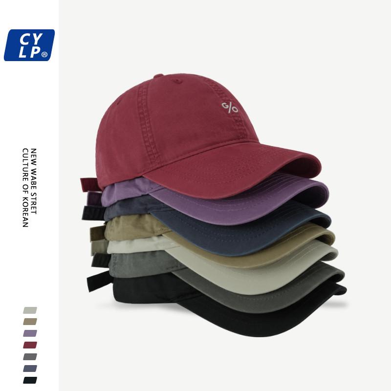 Cotton Versatile Baseball Cap Spring Summer With Adjustable Fit Embroidery And