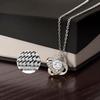 Stainless Steel Diamond Four-Leaf Clover Necklace, Non-Fading, Stylish Gift for Daughter